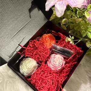 Asparkii 3-candles Low Heat Candles unused open box great gift for Xmas